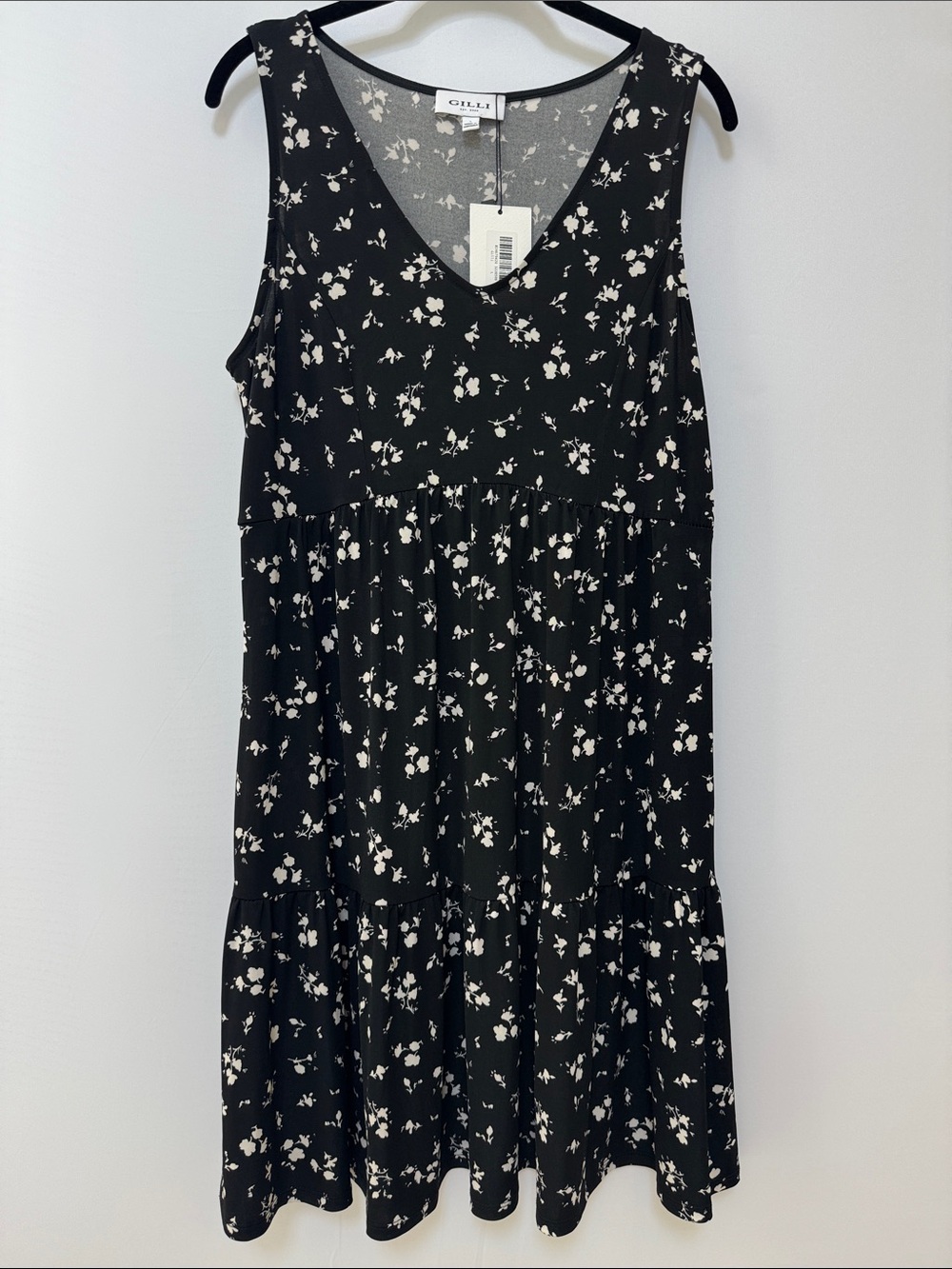 Gilli Black Floral Women's Dress
